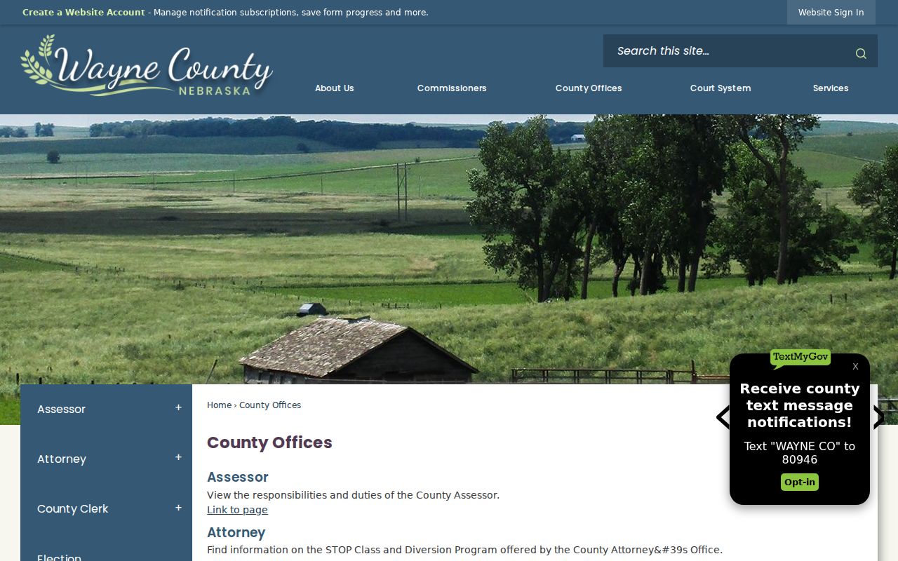 Wayne County criminal history office and diversion resources